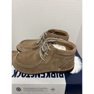 BIRKENSTOCK Pasadena Suede High Ankle Booties Chukkas EU 36N US Womens 5 Taupe